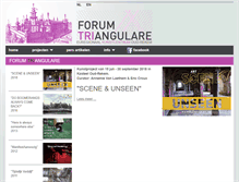 Tablet Screenshot of forumtri.be